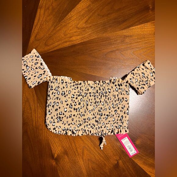 Xhilaration Animal Print Off-Shoulder Bikini Set NWT SMALL - Picture 5 of 9